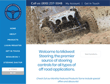 Tablet Screenshot of midweststeering.com